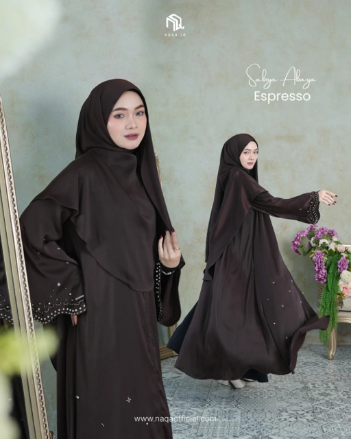 Image of [PRE ORDER] SABIYA ABAYA 2 IN 1 - EKSPRESSO - NAQA.ID