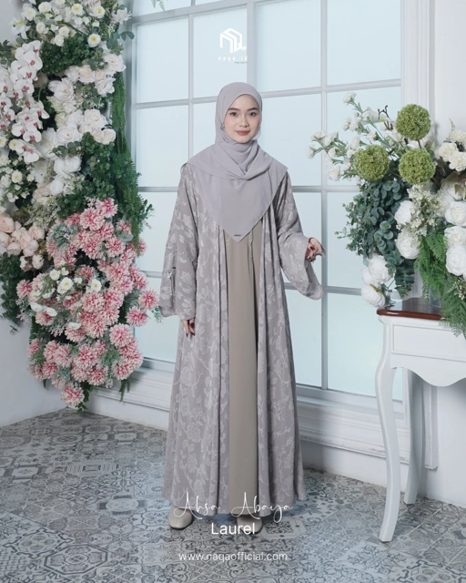 Image of [PRE ORDER] AHSA ABAYA - LAUREL by naqa.id