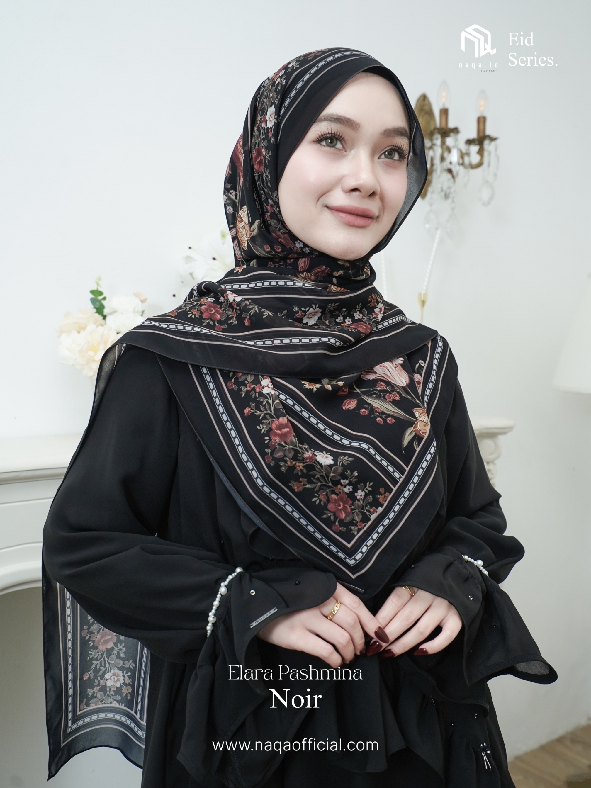[PRE ORDER] ELARA ABAYA - NOIR - by naqa.id