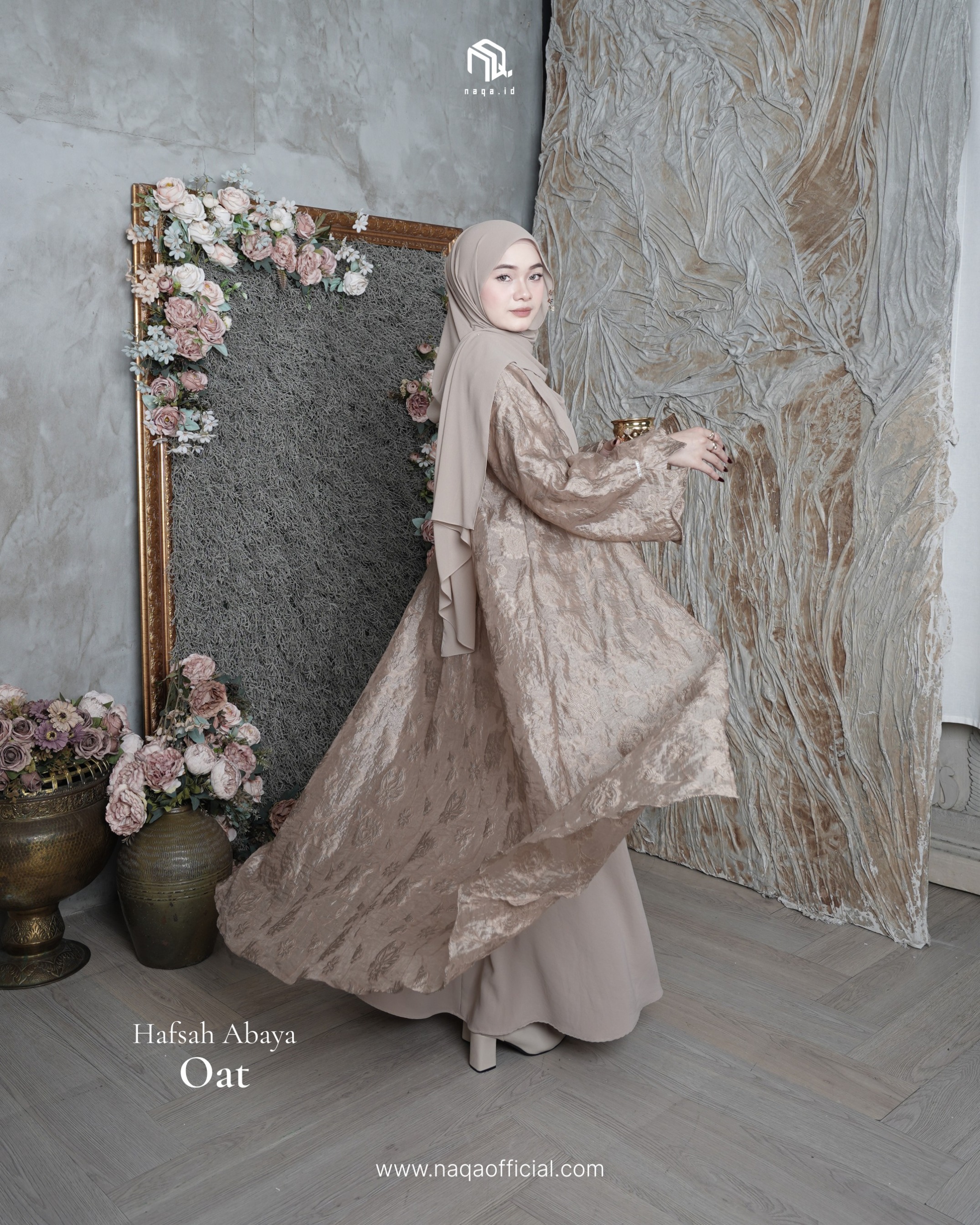 [READY STOK] HAFSAH ABAYA - OAT by naqa.id