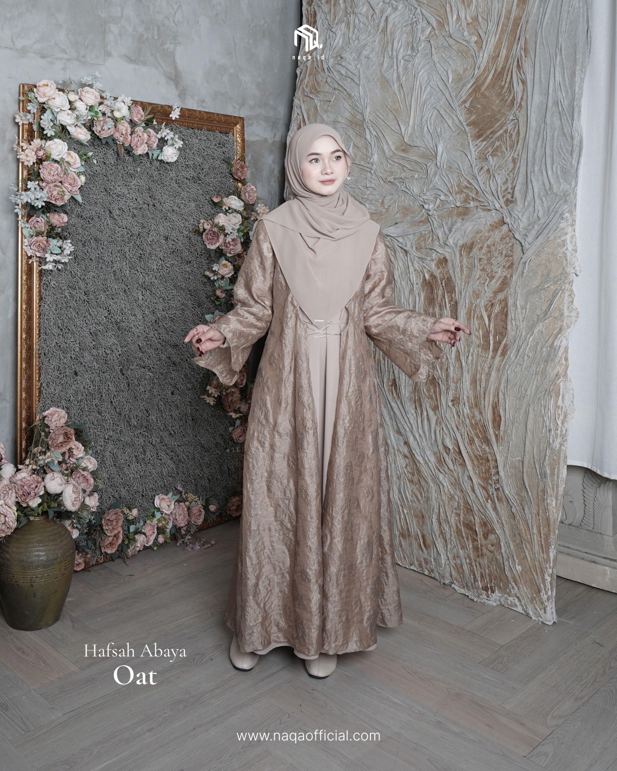 [READY STOK] HAFSAH ABAYA - OAT by naqa.id