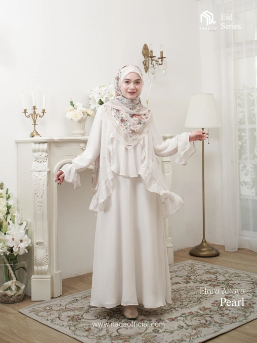[PRE ORDER] ELARA ABAYA - PEARL - by naqa.id