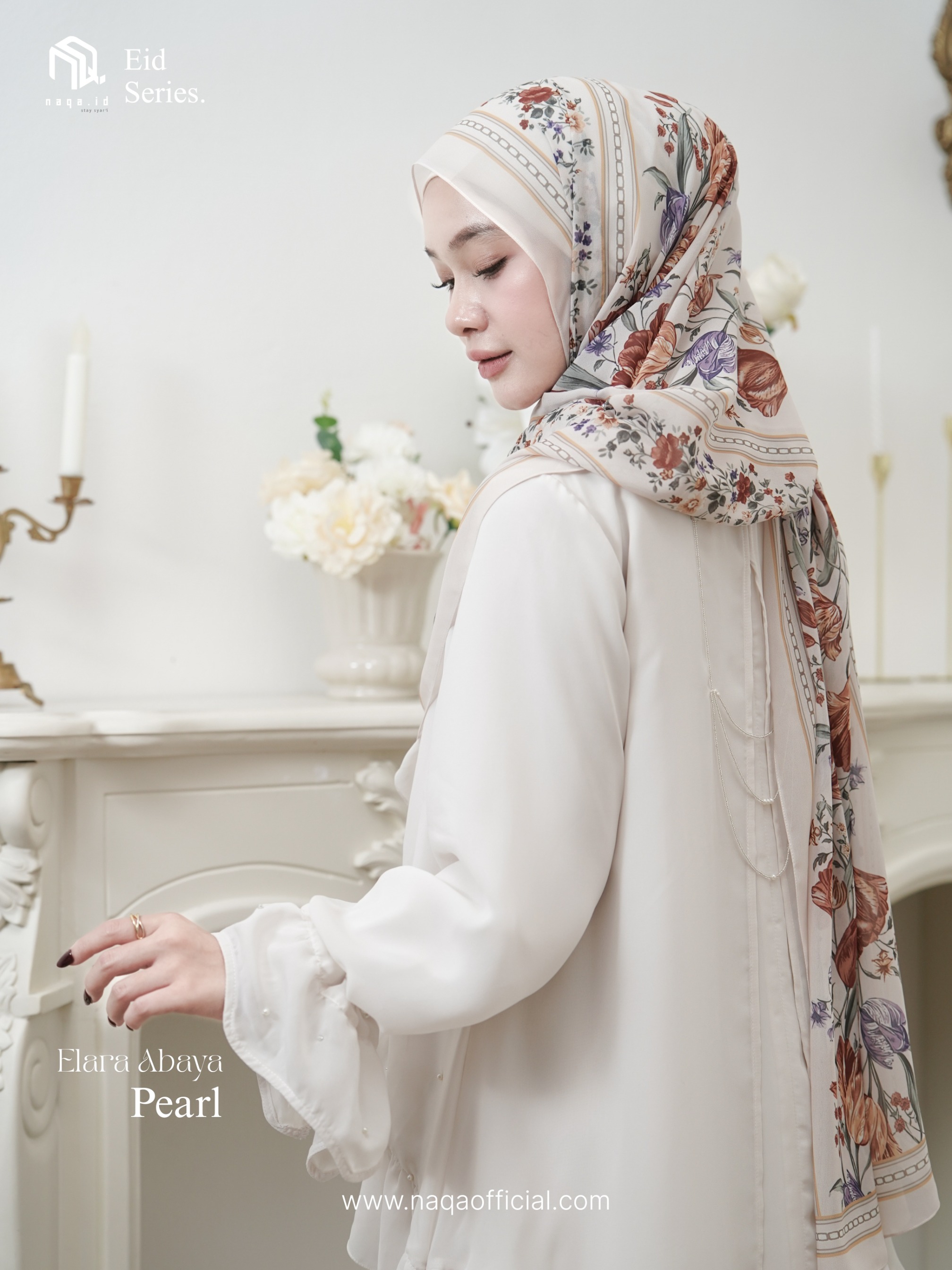 [PRE ORDER] ELARA ABAYA - PEARL - by naqa.id