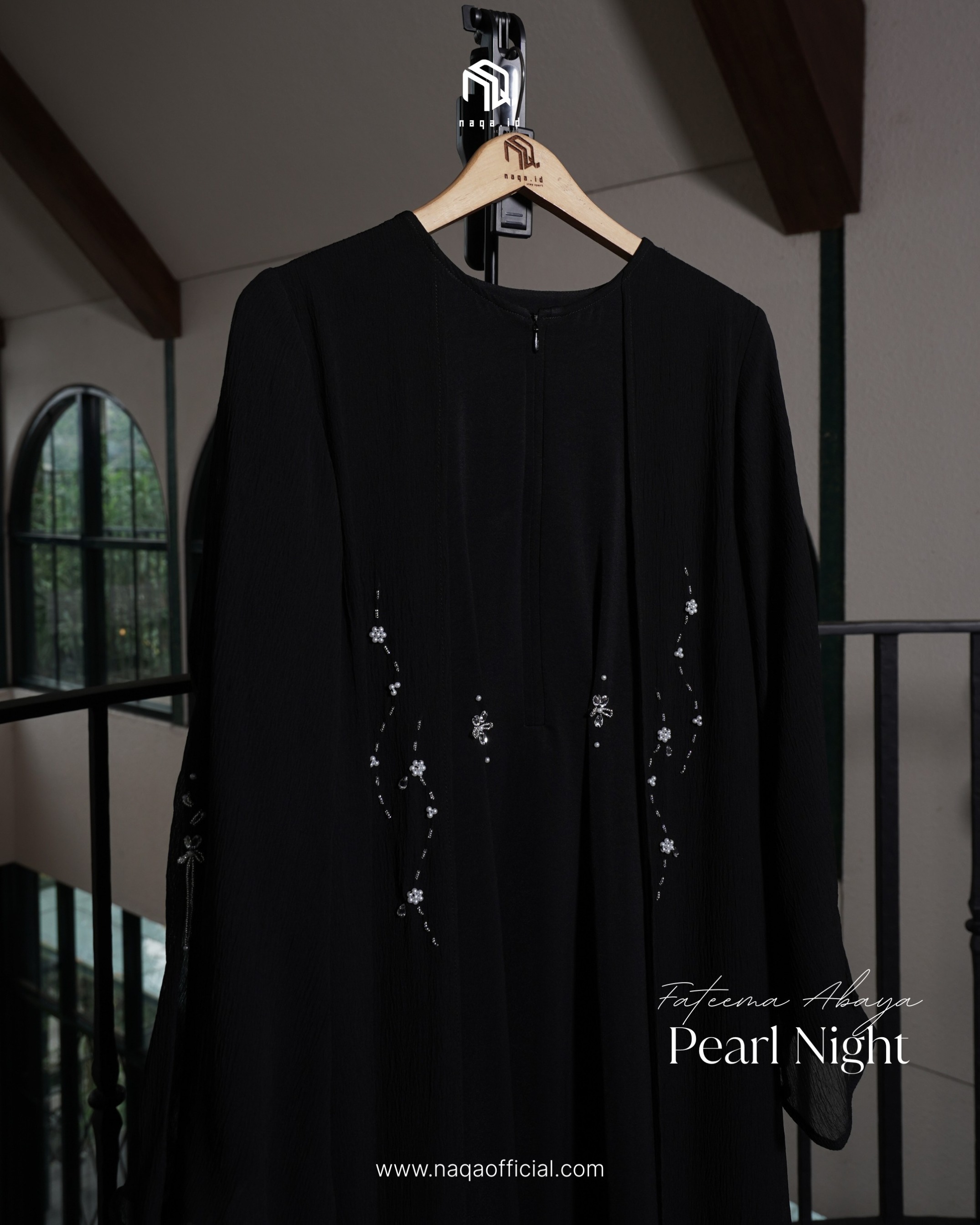 [READY STOK] FATEEMA ABAYA - PEARL NIGHT by naqa.id