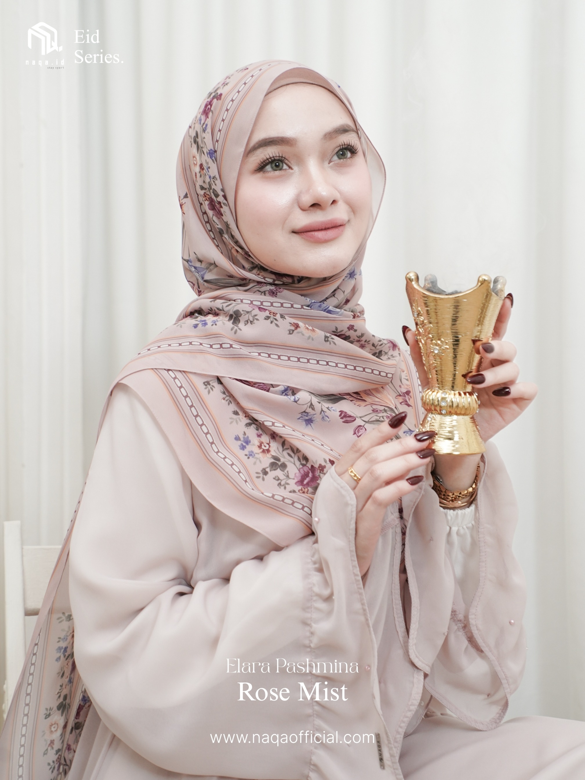 [PRE ORDER] PASHMINA PRINTING ELARA - by naqa.id