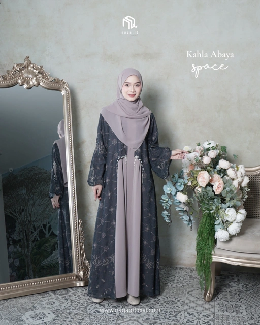 Image of [PRE ORDER] KAHLA ABAYA - SPACE by naqa.id