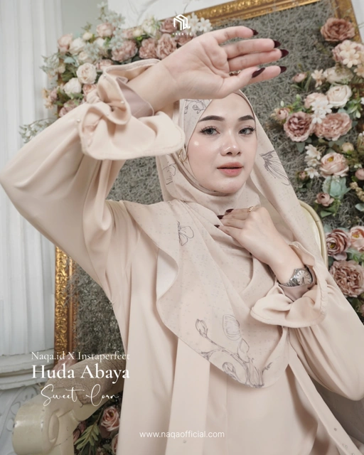 Image of [PASHMINA ONLY] PASHMINA PRINTING HUDA - SWEET CORN naqa.id