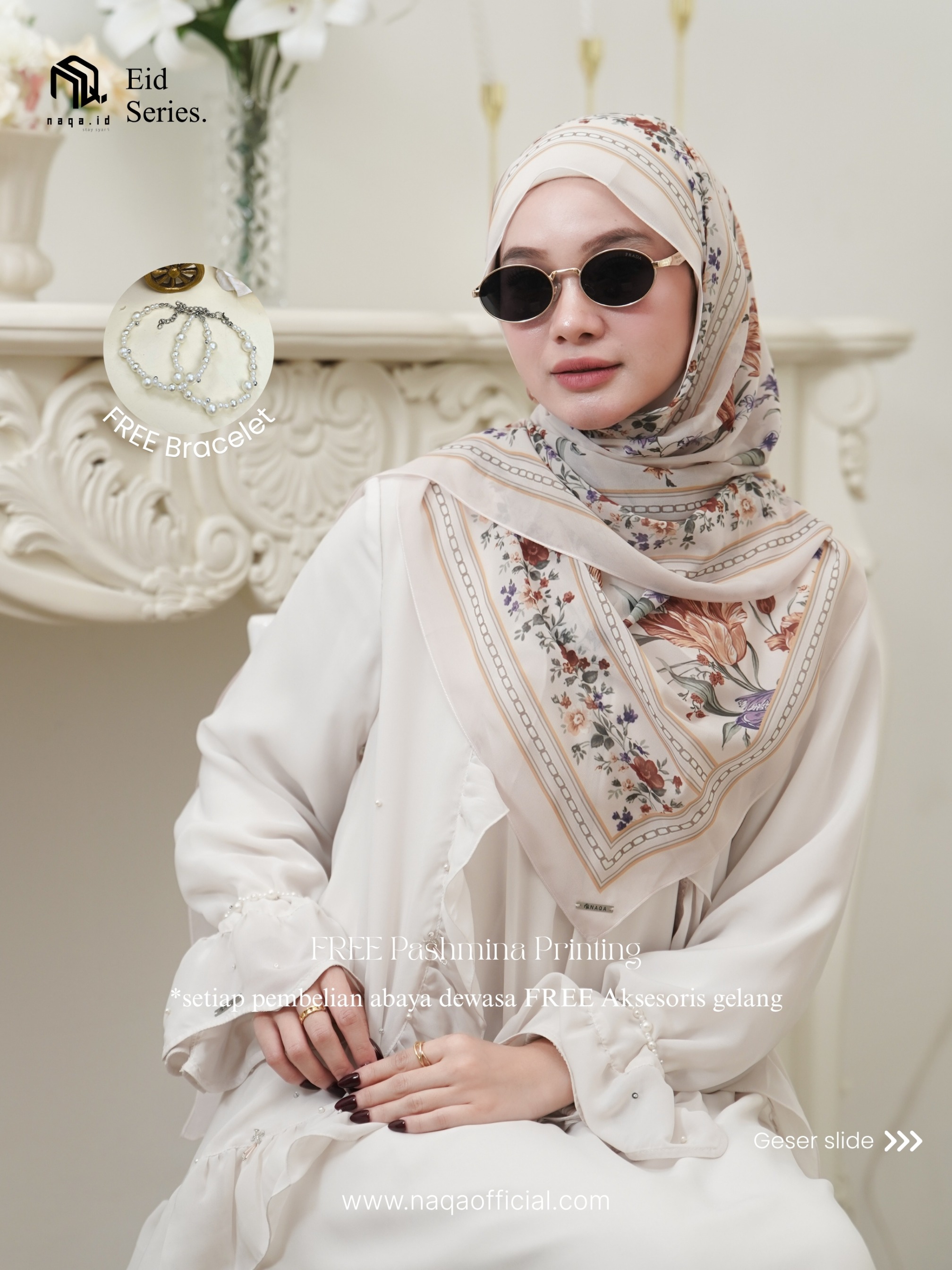 [PRE ORDER] PASHMINA PRINTING ELARA - by naqa.id