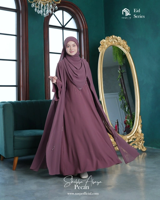Image of [PRE ORDER] SHEBBA ABAYA - PECAN by NAQA.ID