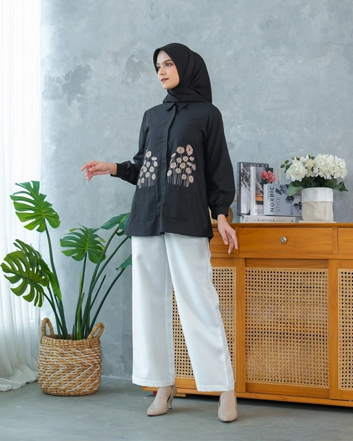 Image of AFRIZA Shirt- Pakaian  Wanita Terbaru by myHMi