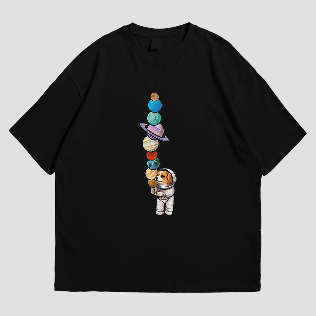 OVERSIZED TEE - ASTRONAUT ICE CREAM