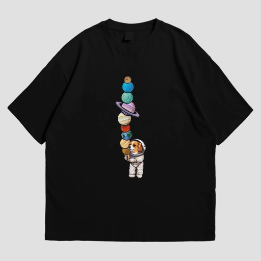 OVERSIZED TEE - ASTRONAUT ICE CREAM