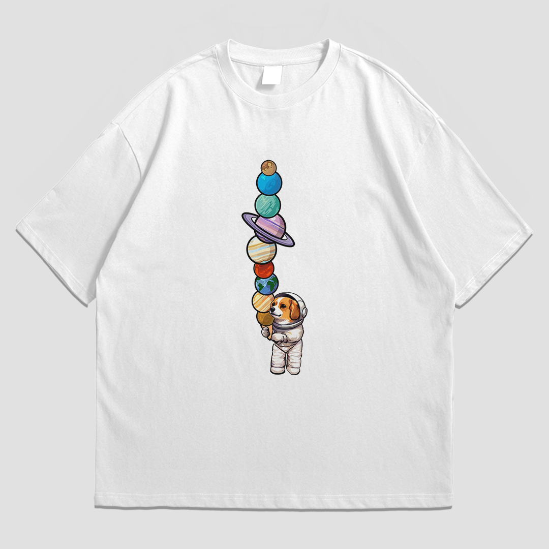 OVERSIZED TEE - ASTRONAUT ICE CREAM