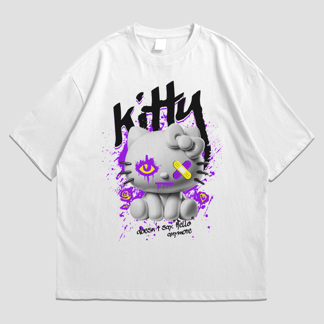 OVERSIZED TEE - KITTY (UNI WEAR)
