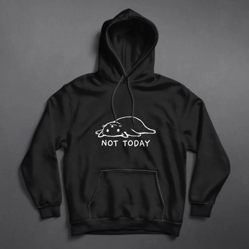 Image of HOODIE - NOT TODAY
