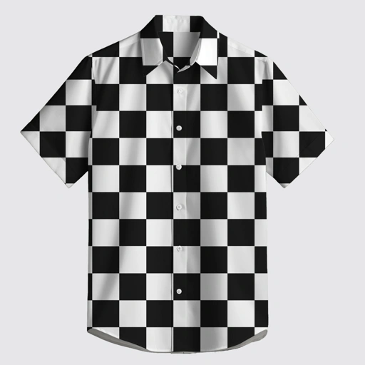 Image of SHIRT - PIXEL PLAID