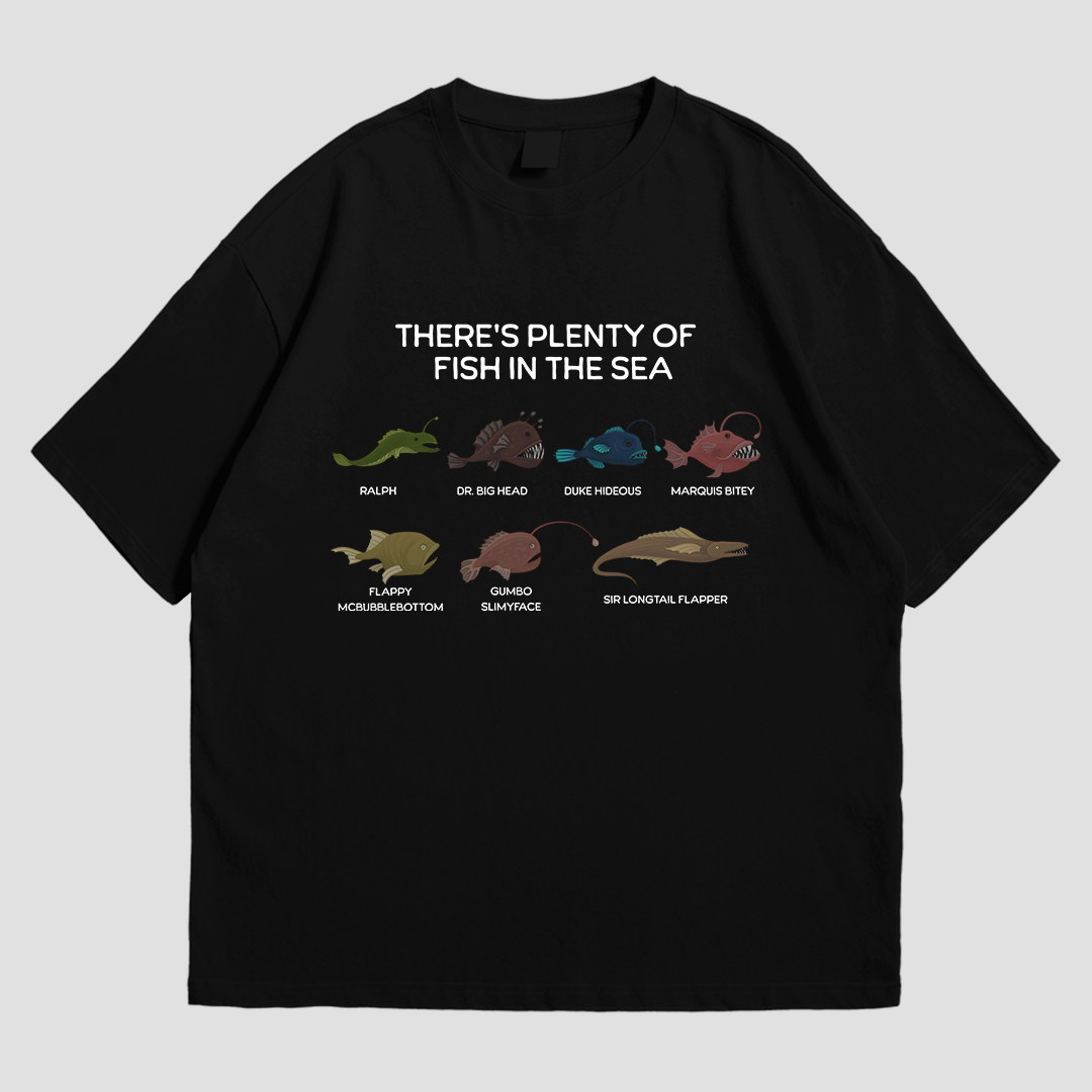 OVERSIZED TEE - PLENTY OF FISH