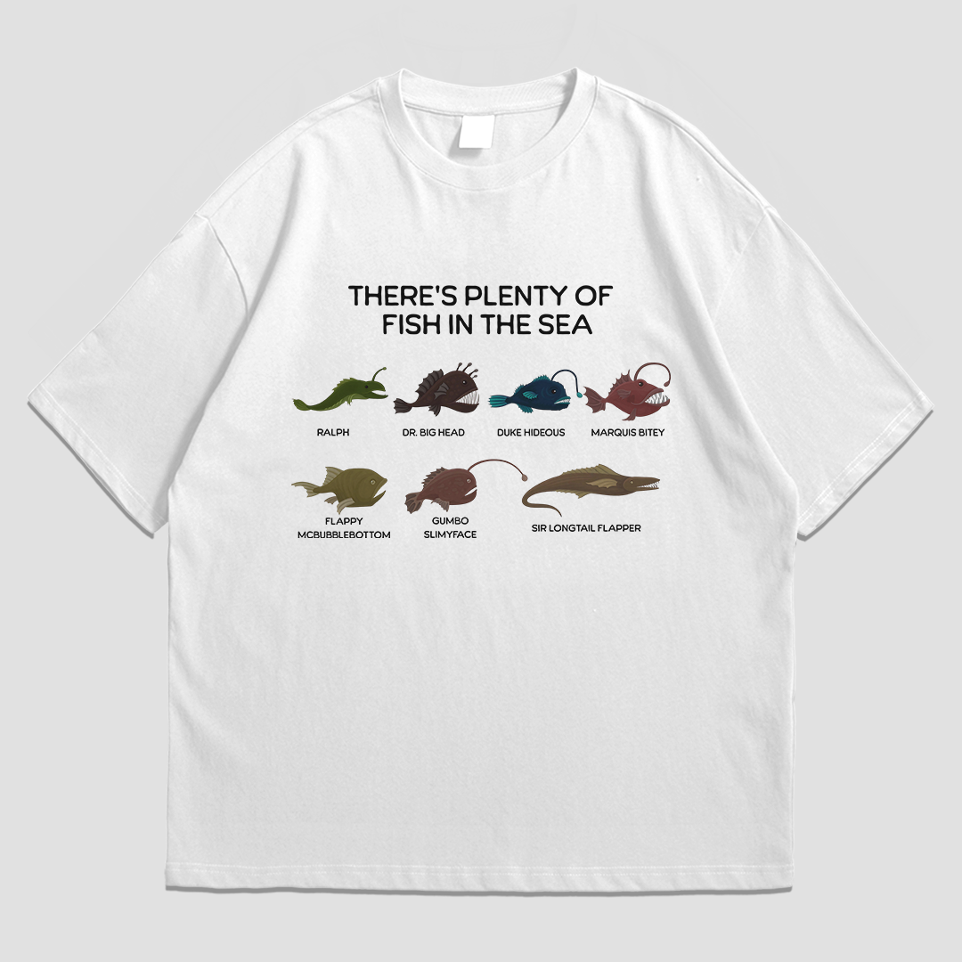 OVERSIZED TEE - PLENTY OF FISH
