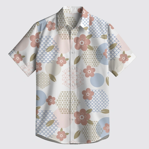 Image of SHIRT - SAKURA GEOMETRY