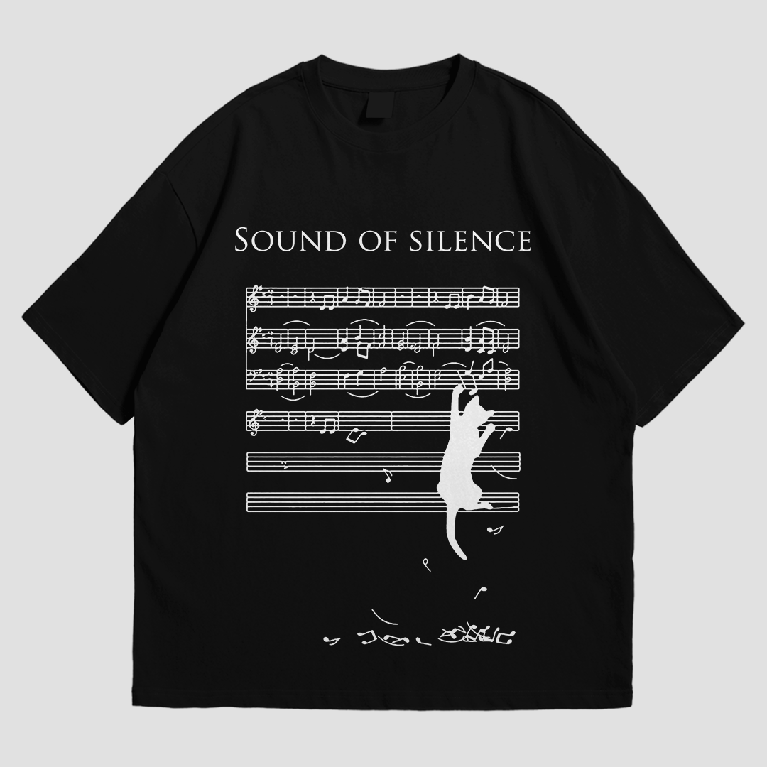 OVERSIZED TEE - SOUND OF SILENCE