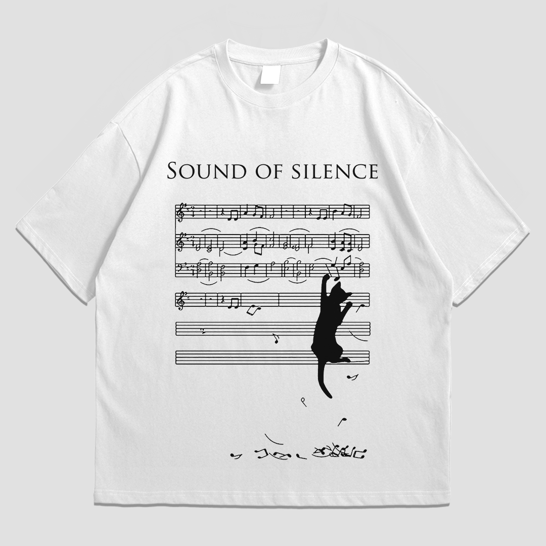 OVERSIZED TEE - SOUND OF SILENCE