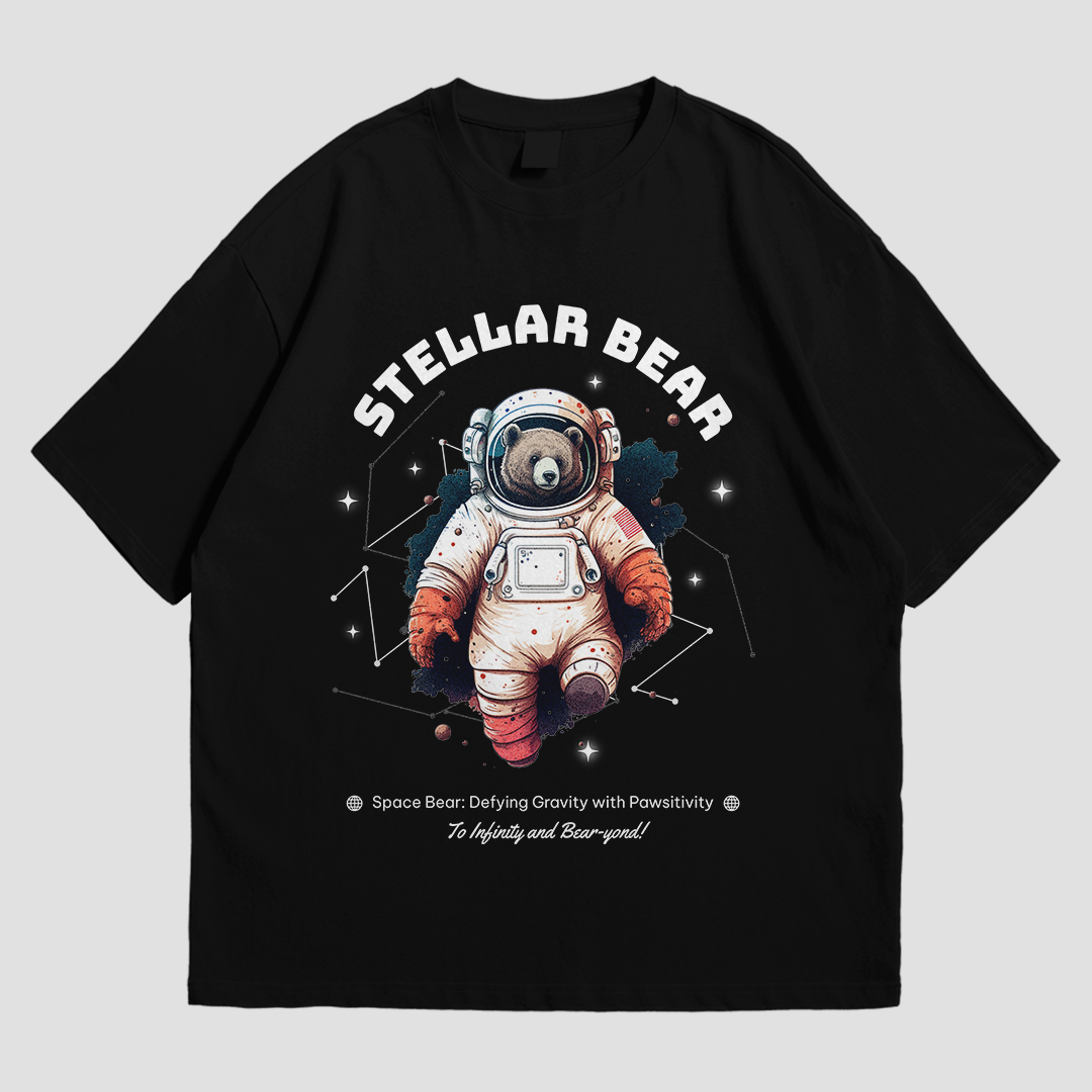 OVERSIZED TEE - STELLAR BEAR (UNI WEAR)