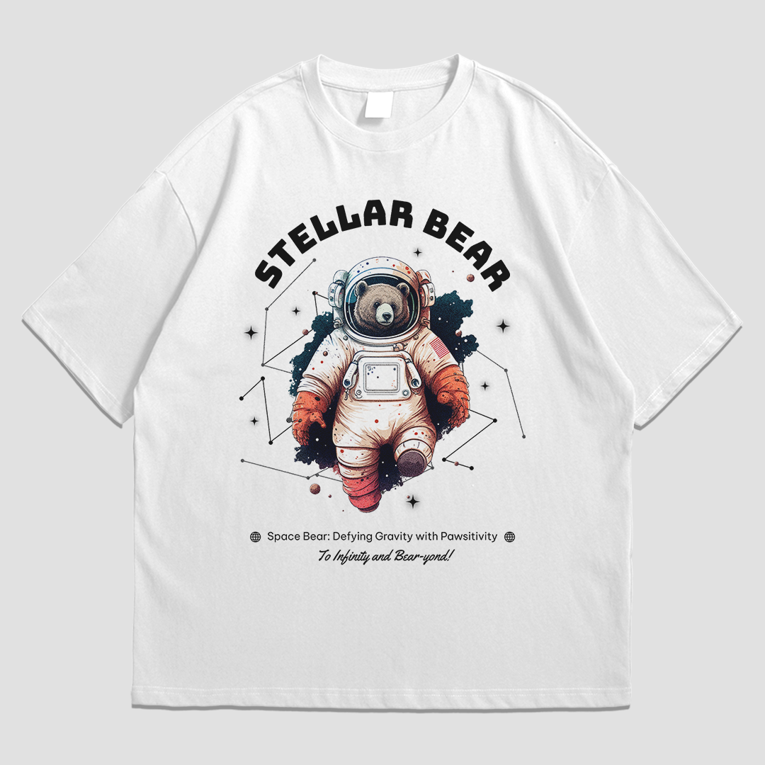 OVERSIZED TEE - STELLAR BEAR (UNI WEAR)