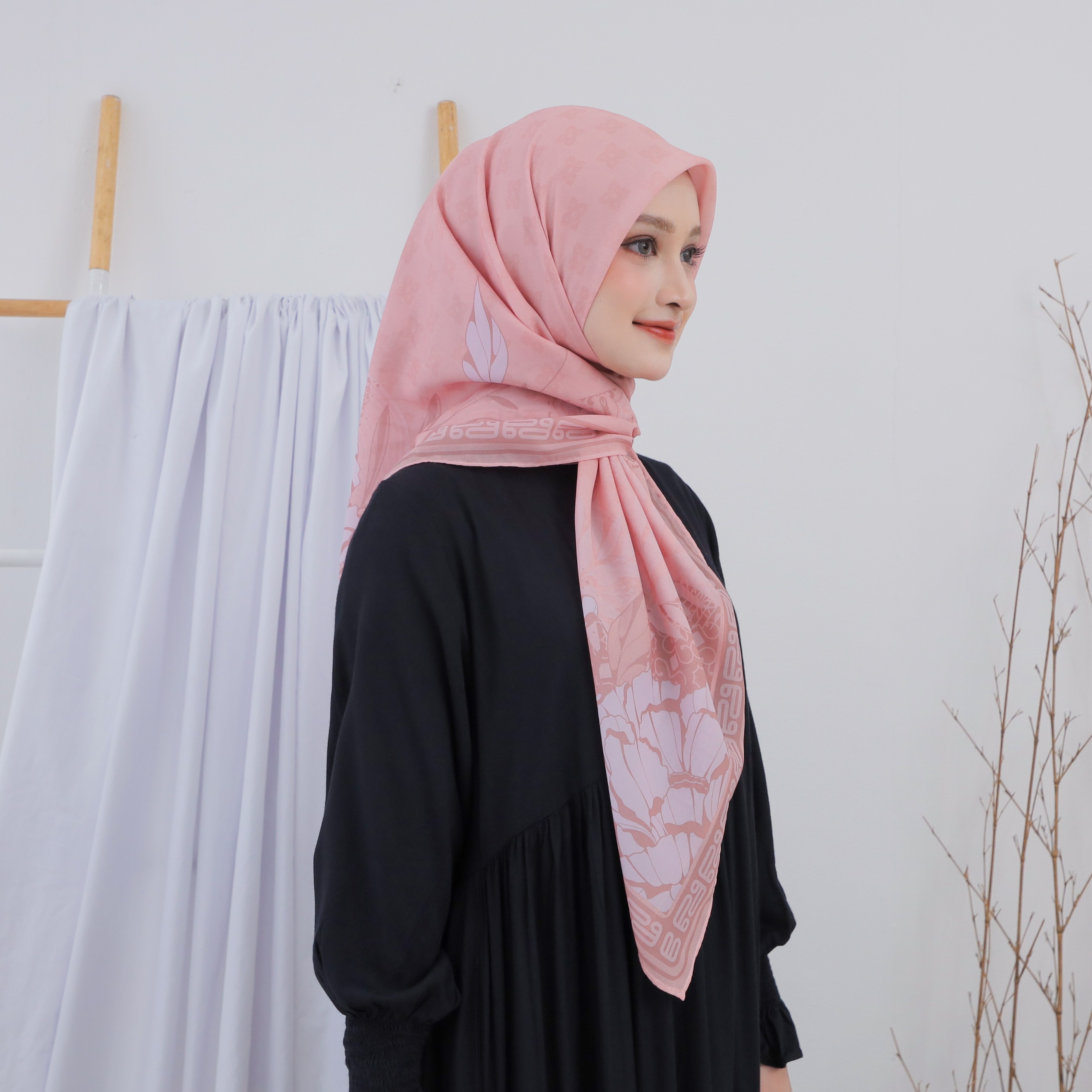 SCARF - ROSE PEONY