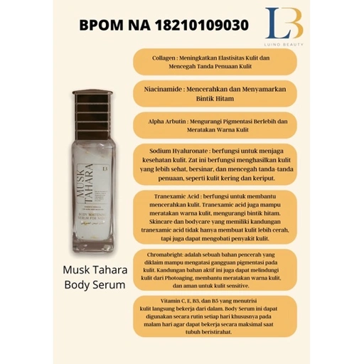 Image of Luino Beauty Bali Musk Tahara Serum 24k