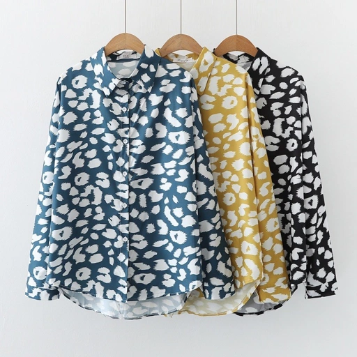 Image of LUINO BALI LEAVES BLOUSE