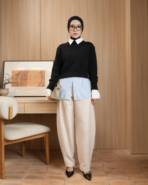Chloe Barrel Pants Khaki