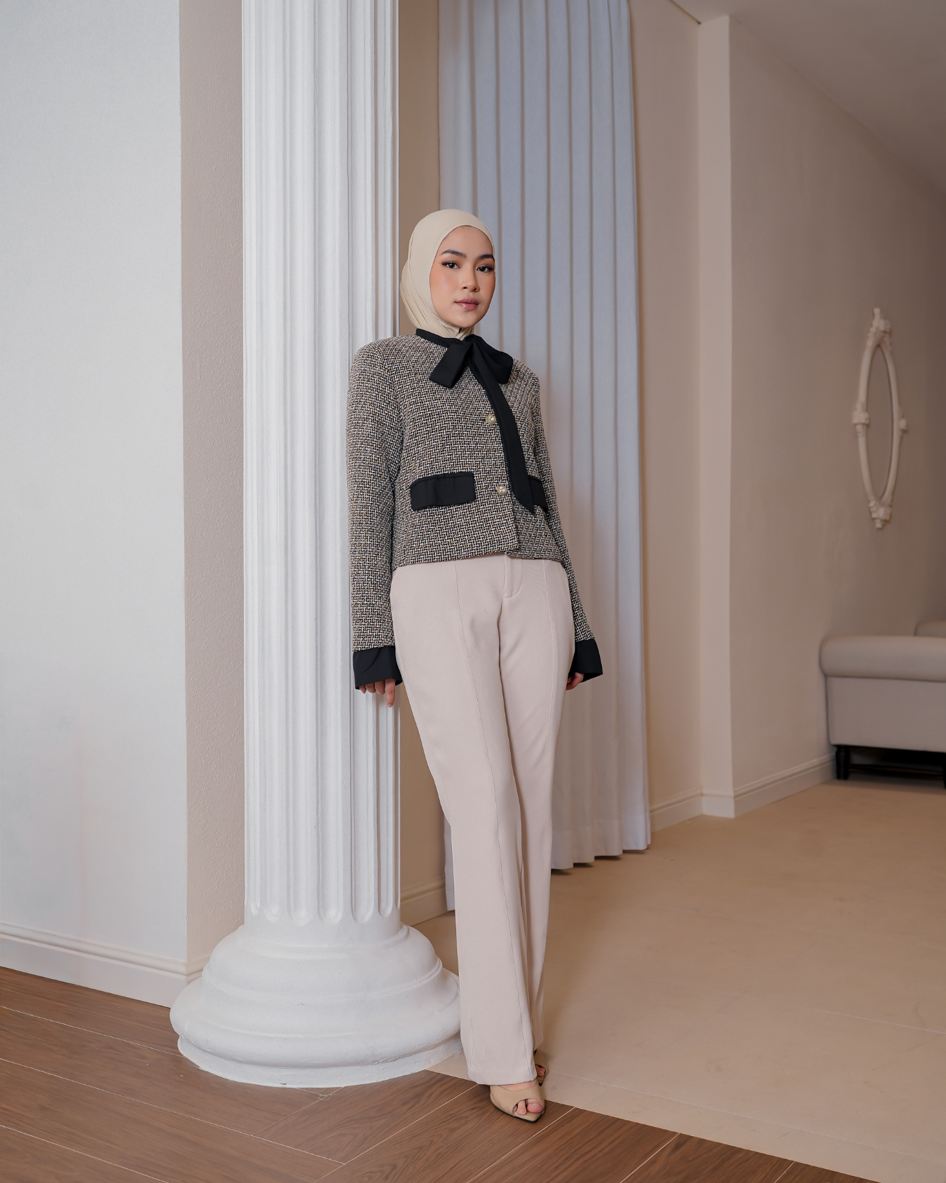Jane Flared Pants Powder