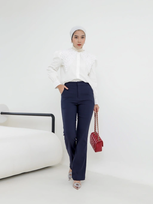 Image of Alana Pants Blue Denim