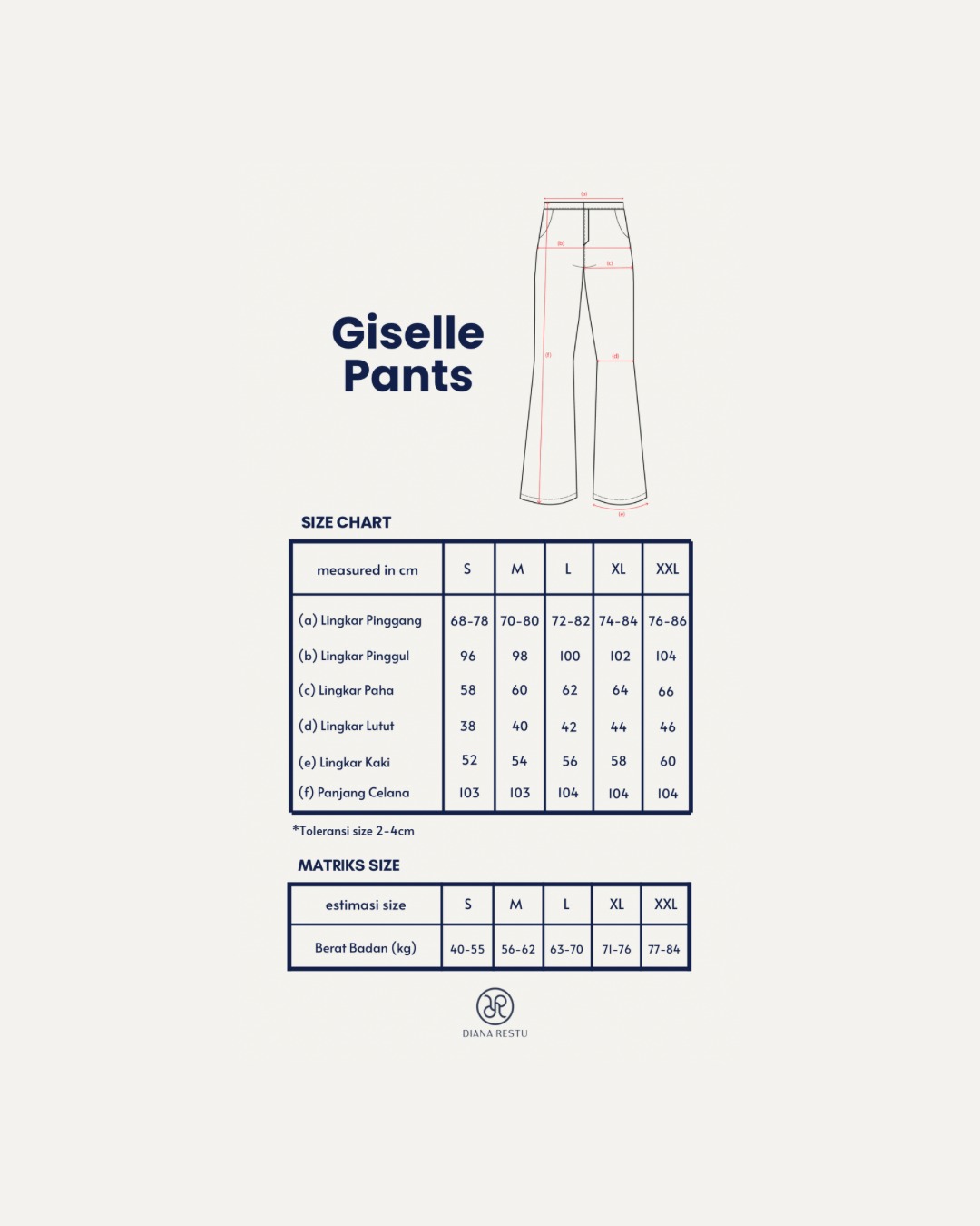 Reject Sale Giselle Pants Khaki