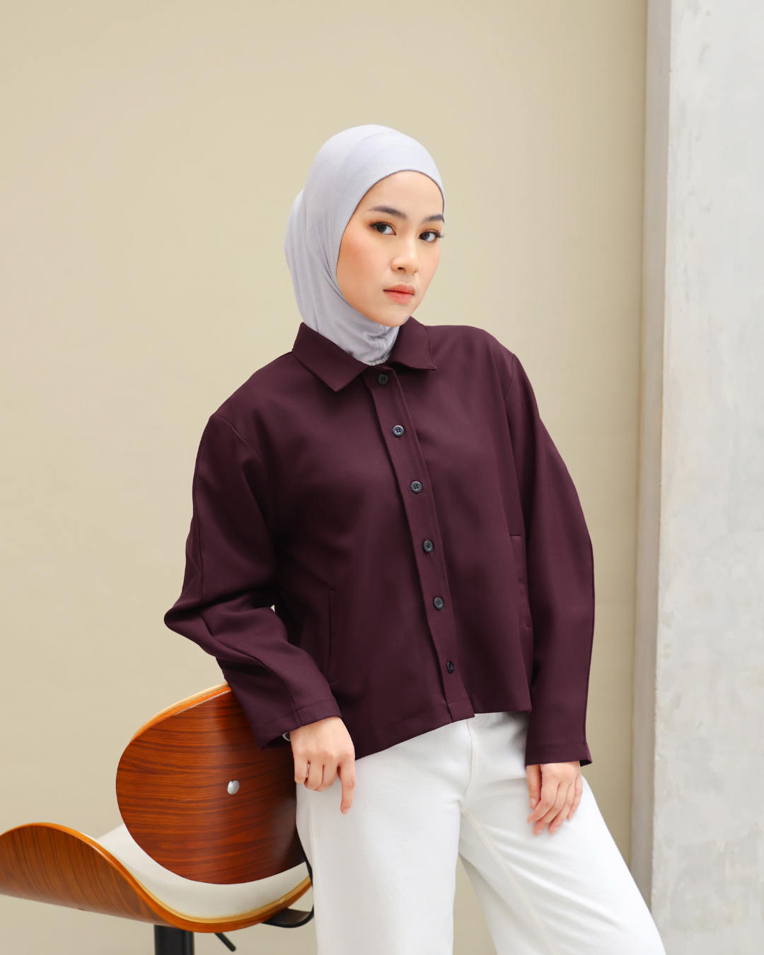 Milie Outer Scarlet