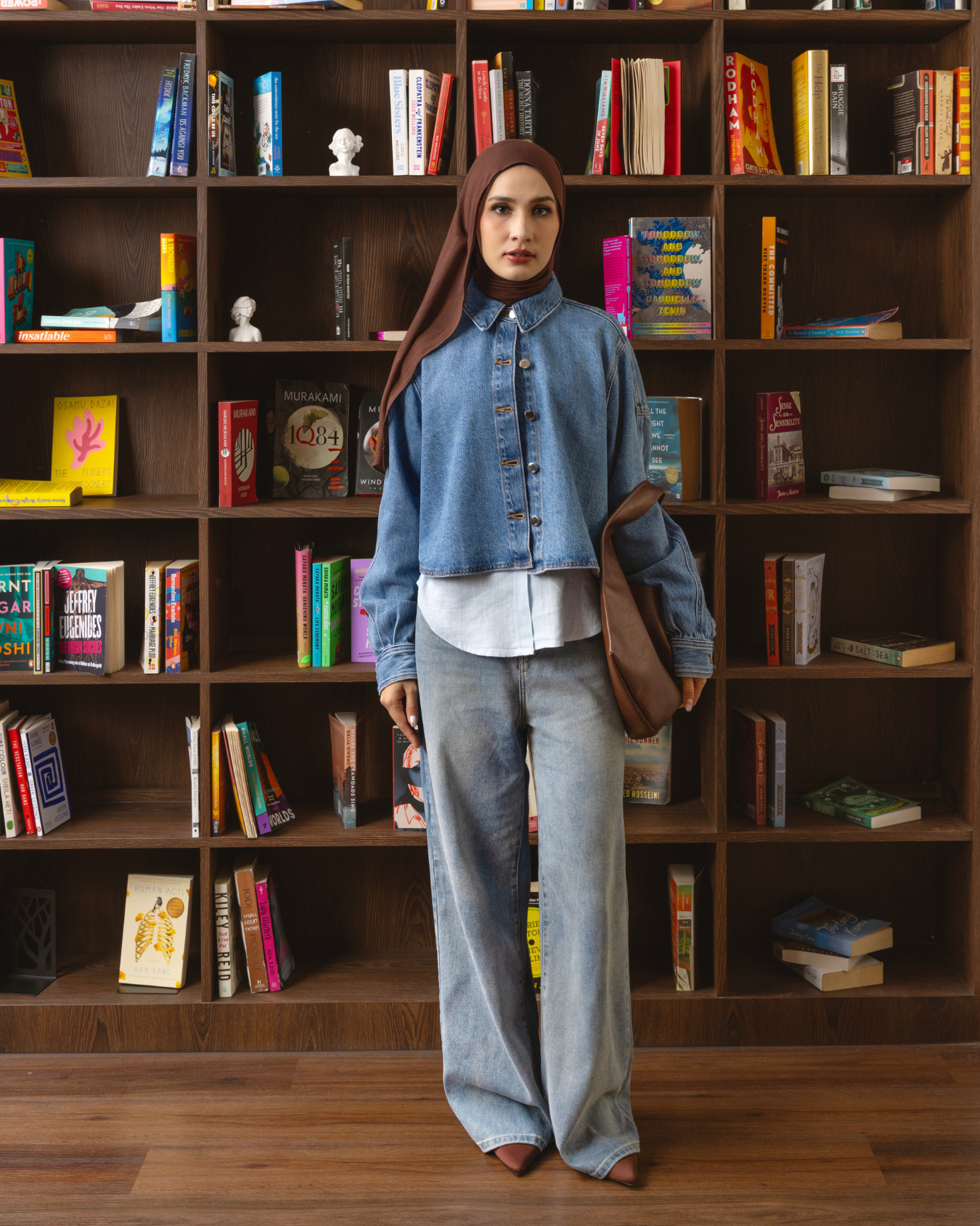 Moui Wideleg Jeans Tint Blue
