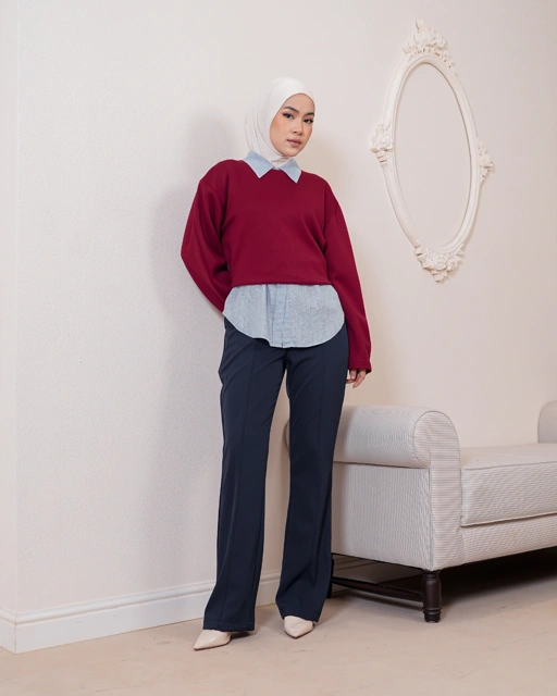 Jane Flared Pants Indigo