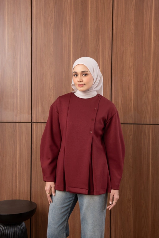 Image of Jenephie Blouse Maroon