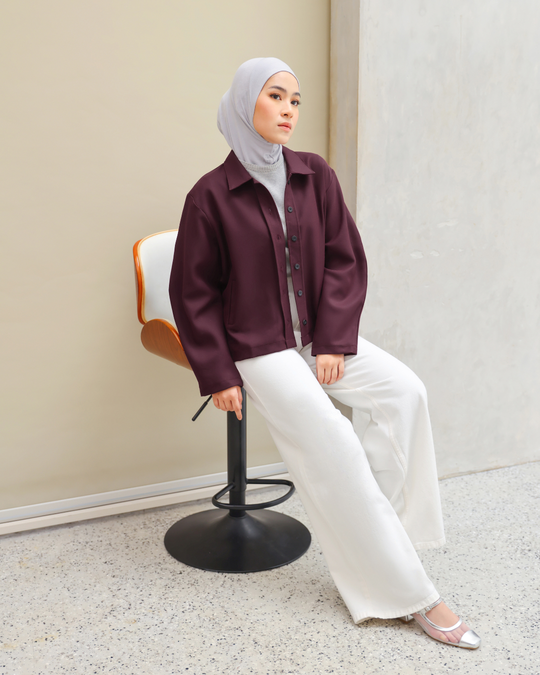 Milie Outer Scarlet