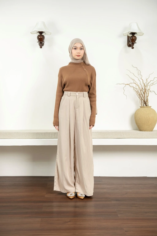 Image of Lui Wideleg Pants Sand
