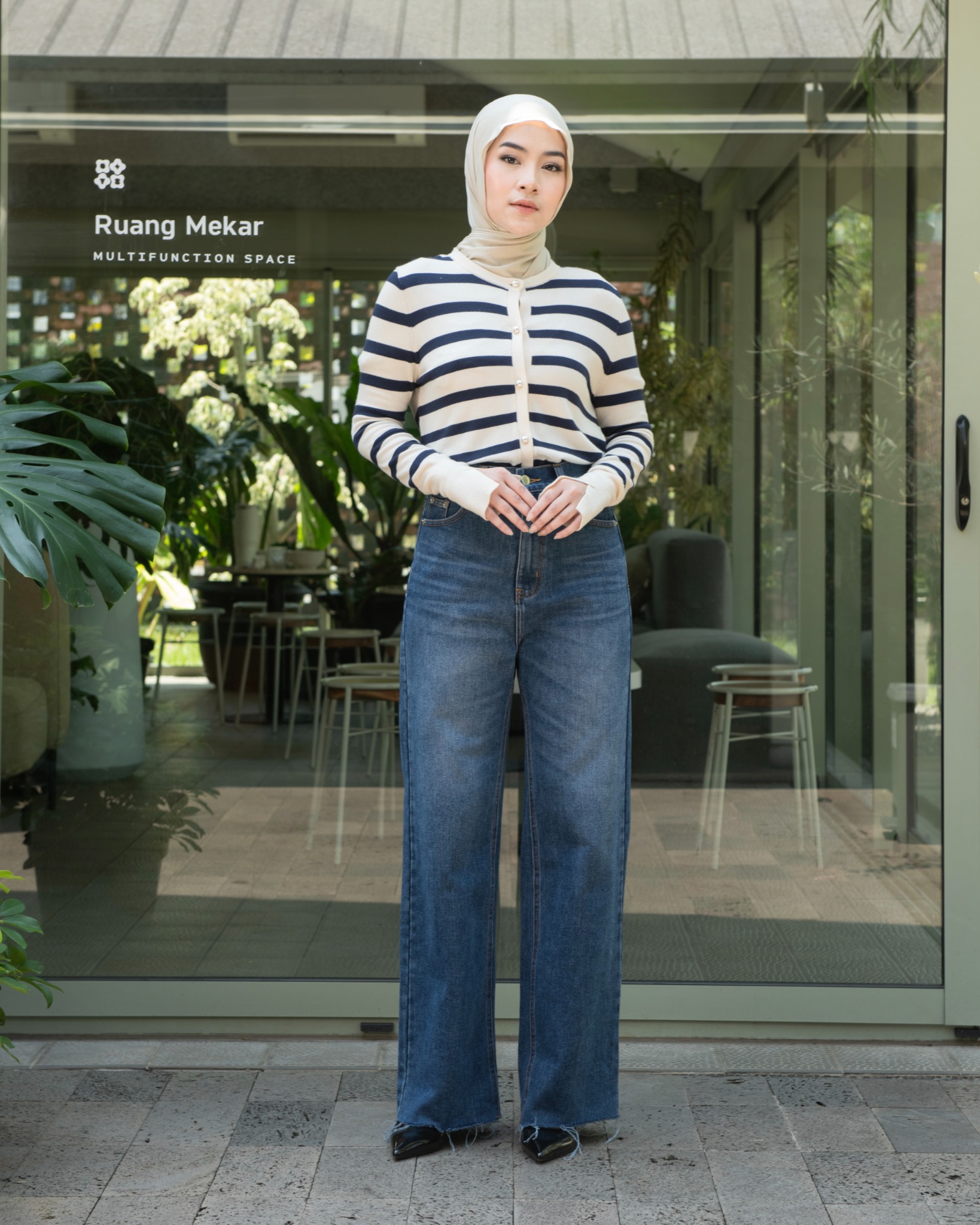 Claire Jeans Jade Blue