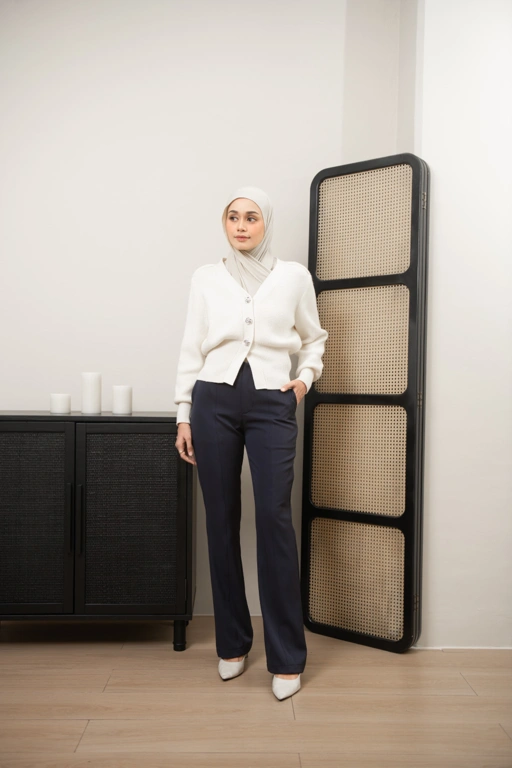 Image of Jane Flared Pants Indigo