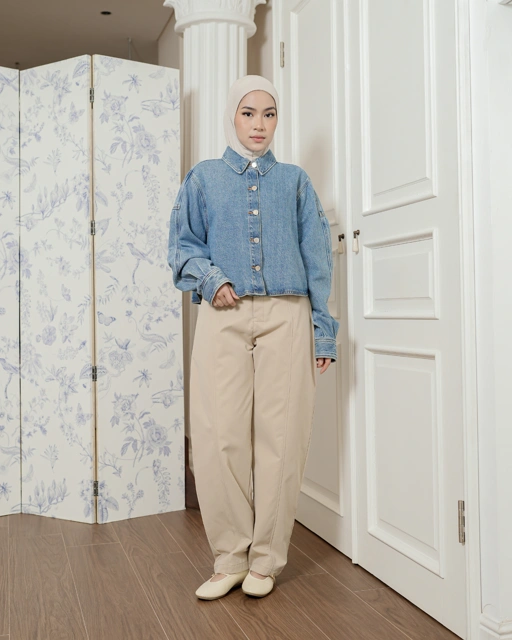 Lumi Barrel Pants Beige