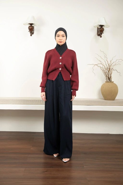 Image of Lui Wideleg Pants Midnight