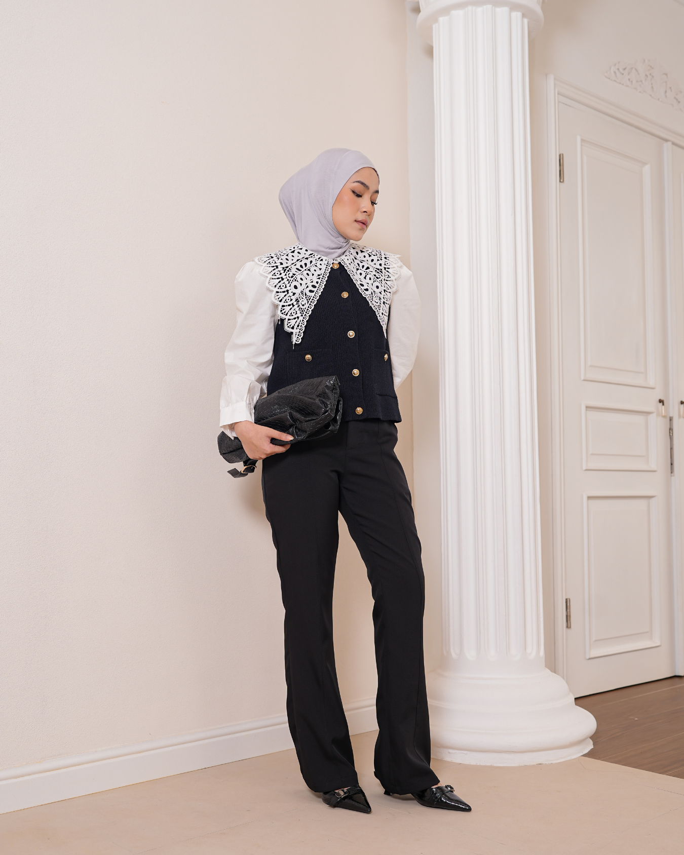 Jane Flared Pants Black