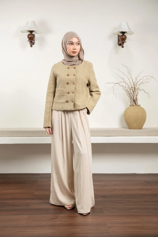 Image of Lui Wideleg Pants Oat