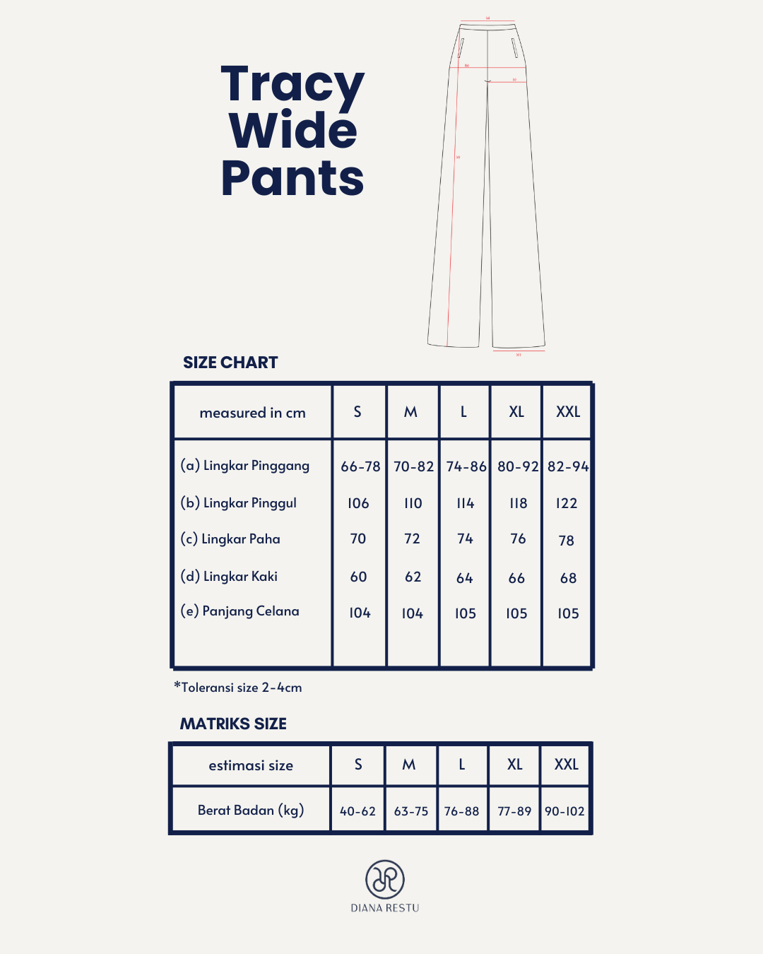 Tracy Wide Pants Glaze