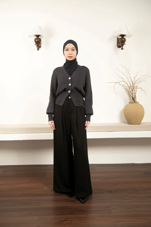 Image of Lui Wideleg Pants Black