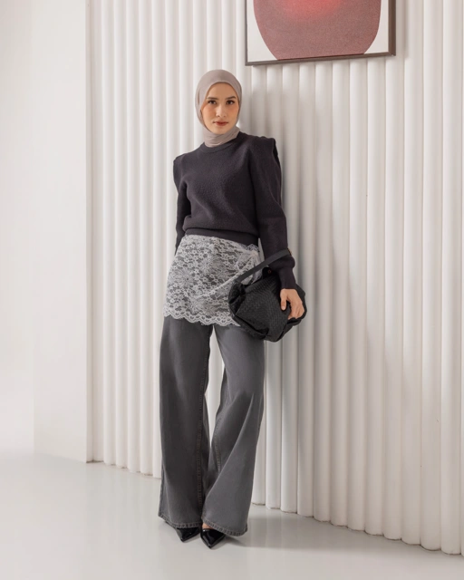 Image of Moui Wideleg Jeans Iron Fade