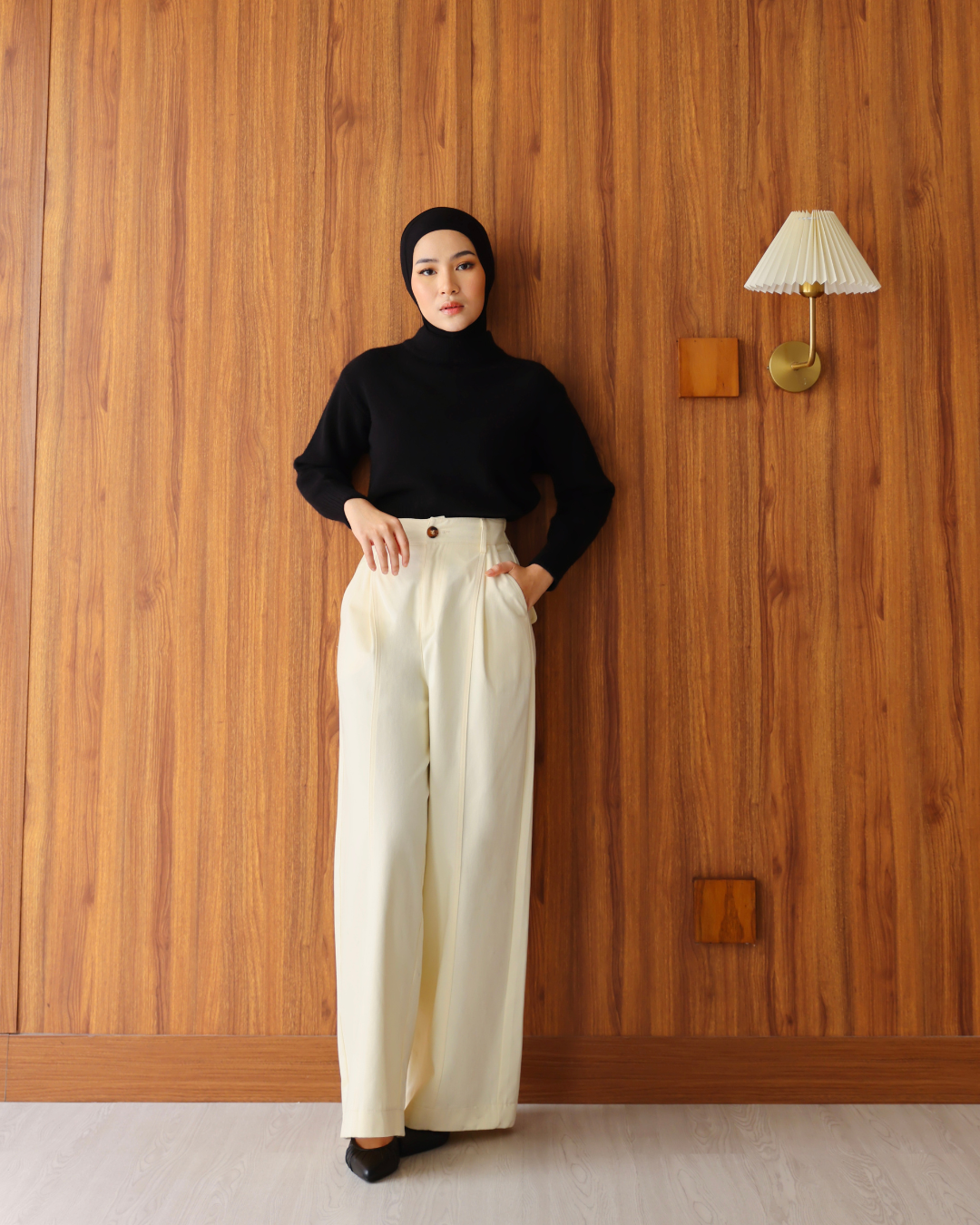 Tracy Wide Pants Ivory